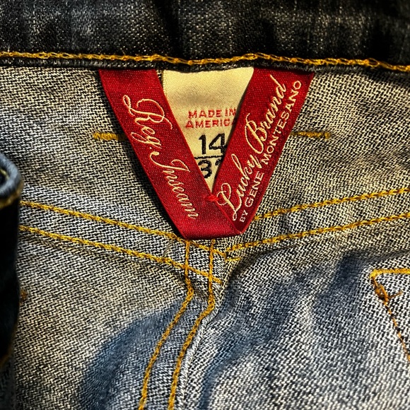 2 Pair Lot Lucky Brand Low Rise Sundown Straight/Flare Jeans - Picture 7 of 7